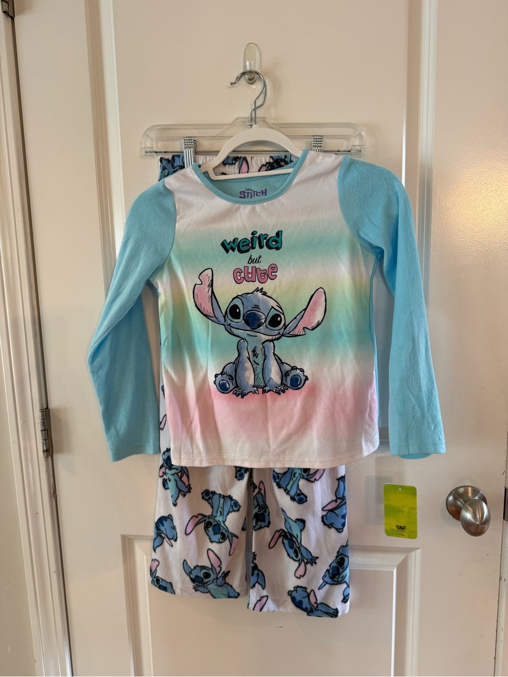 Kohl's Kids Stitch Pajama Set - Light Blue, Pink, White